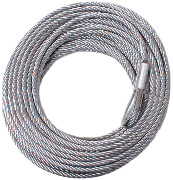 Rugged Ridge 94 Ft. Winch Cable - Application:10500 lb. Winch