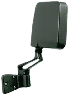 CIPA Jeep Wrangler OE Replacement Black Side View Mirror (1989-Present) - Side:Left