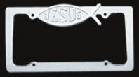 Jesus Fish License Plate Frame