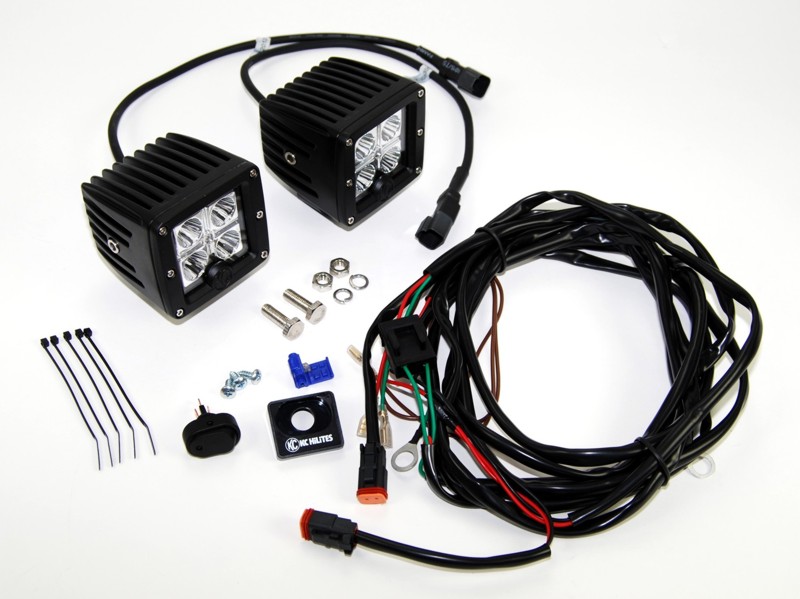 KC Hilites LED 3" Flood Beam Kit