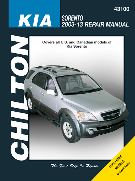 Kia Sorento Chilton Repair Manual (2003-2013)