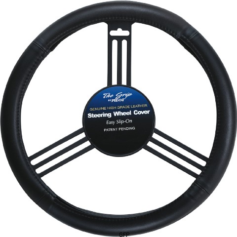 Genuine Leather Steering Wheel Cover