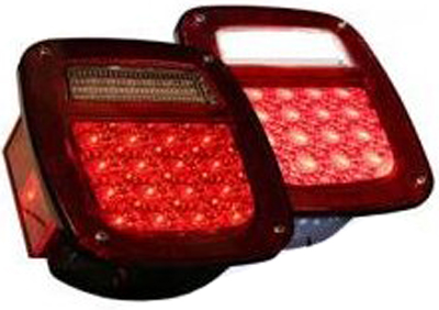 Pilot Jeep Wrangler LED License Illumination Replacement Taillight (1987-2006)