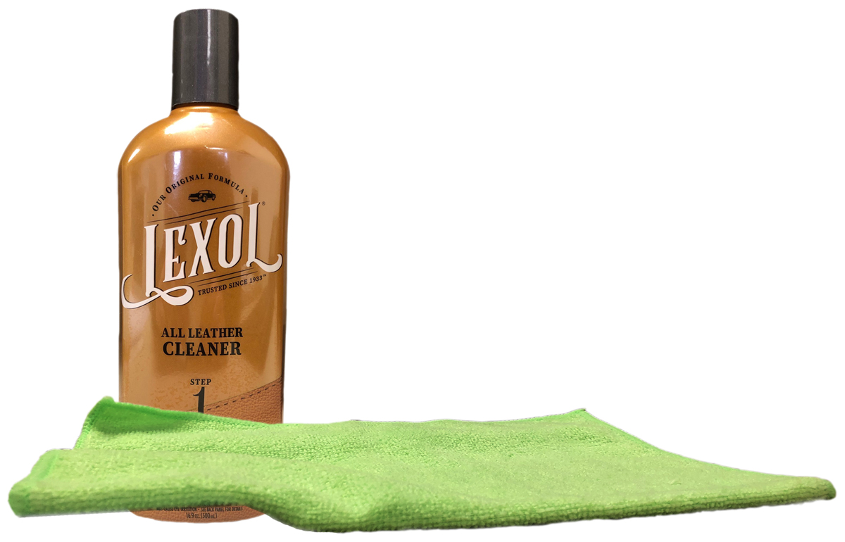Lexol All Leather Deep Cleaner (16.9 oz) & Microfiber Cloth Kit