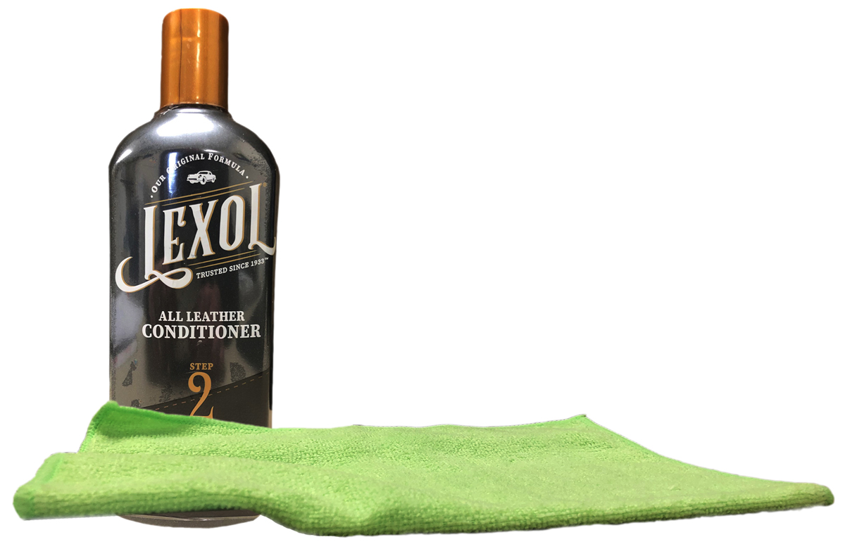 Lexol All Leather Deep Conditioner (16.9 oz) & Microfiber Cloth Kit