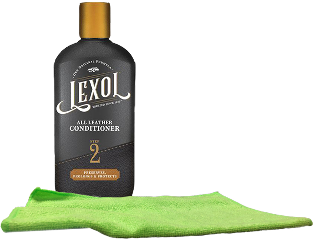 Lexol Leather Deep Conditioner Lotion (8 oz.) & Microfiber Cloth Kit