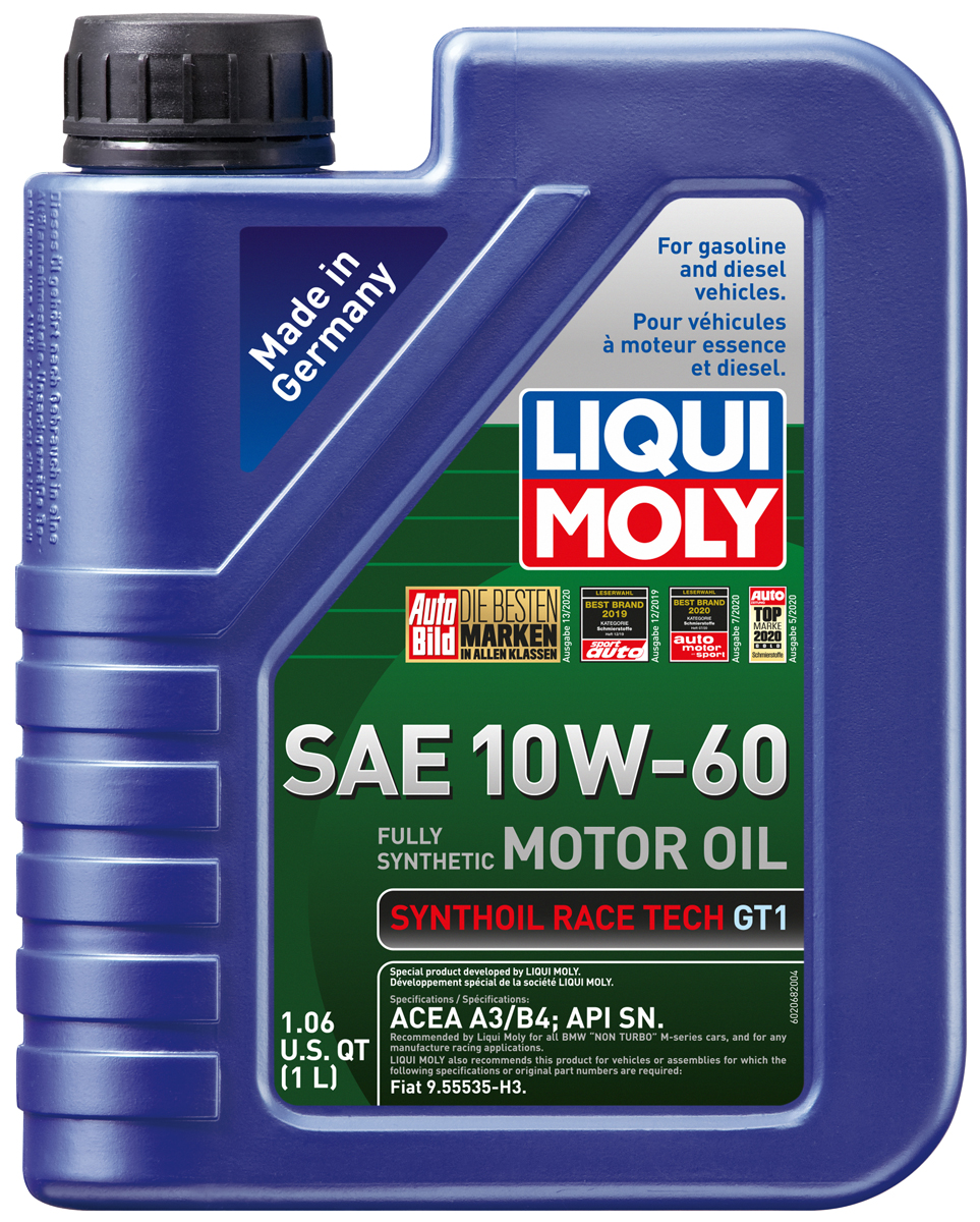 Liqui-Moly Synthoil Race Tech GT1 10W-60 Motor Oil - Size:5 Liter