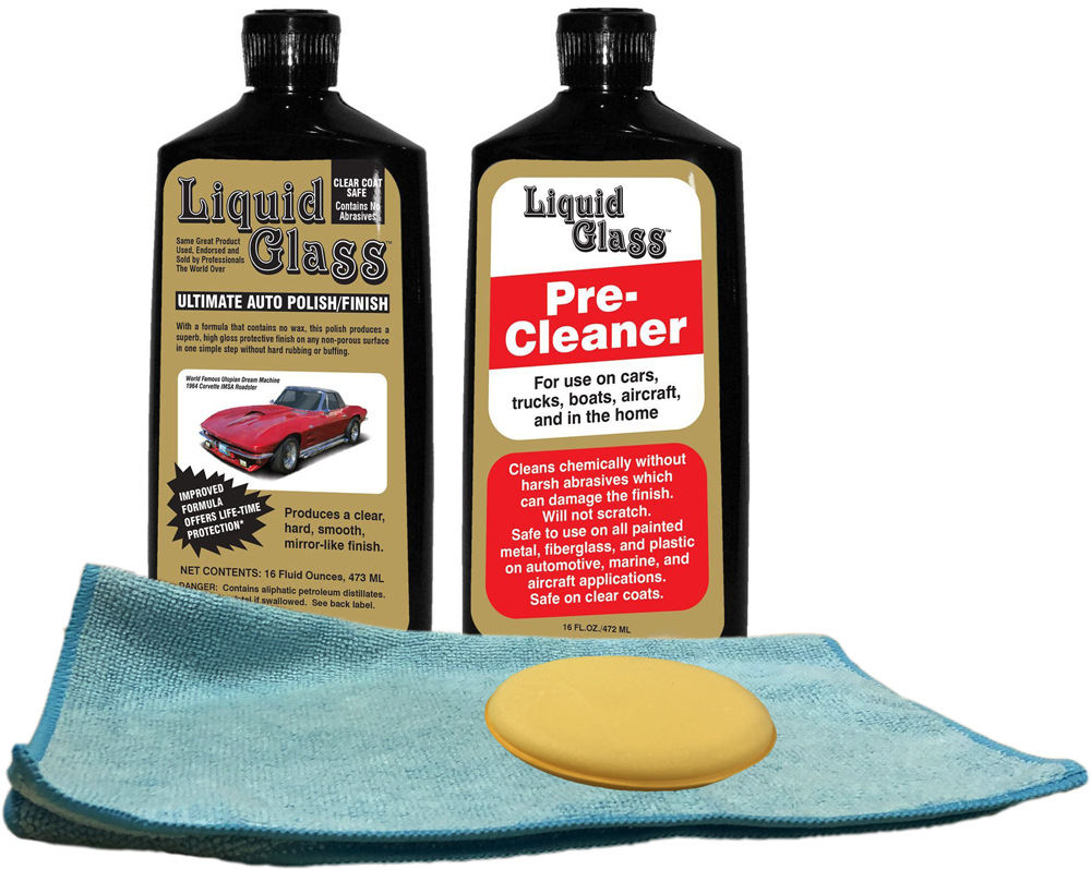 Liquid Glass Ultimate Auto Polish & Pre-Cleaner Kit