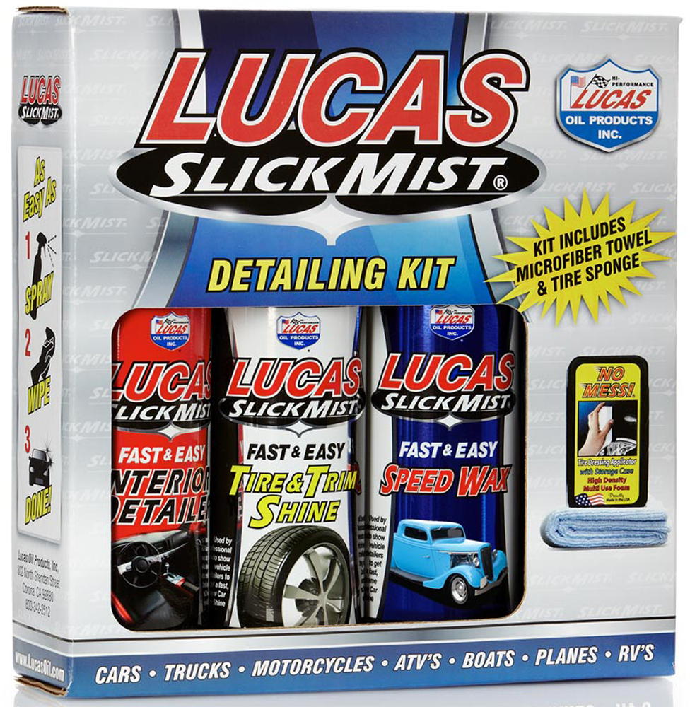 Lucas Slick Mist Detailing Kit