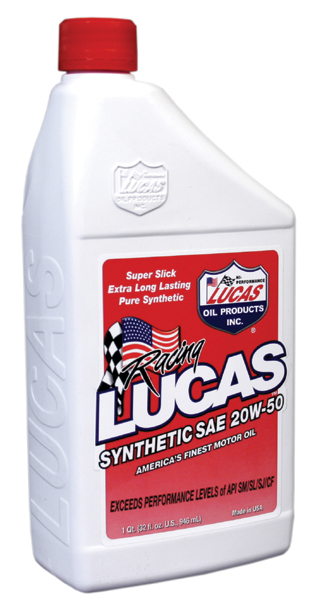 Lucas 10W30 Synthetic Racing Oil