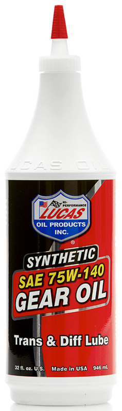 Lucas 75W140 Synthetic Gear Oil (1 Qt.)