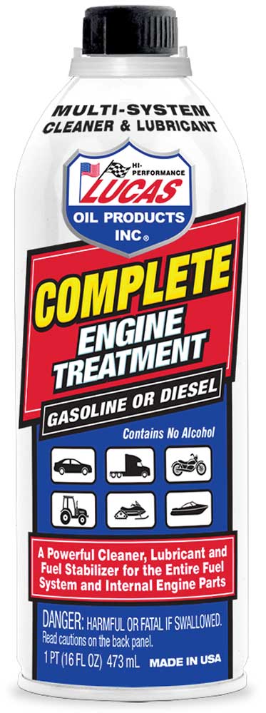 Lucas Complete Engine Treatment Cleaner & Lubricator (16 oz)