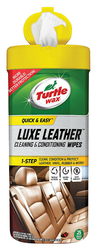 Turtle Wax Quick and Easy Luxe Leather Wipes