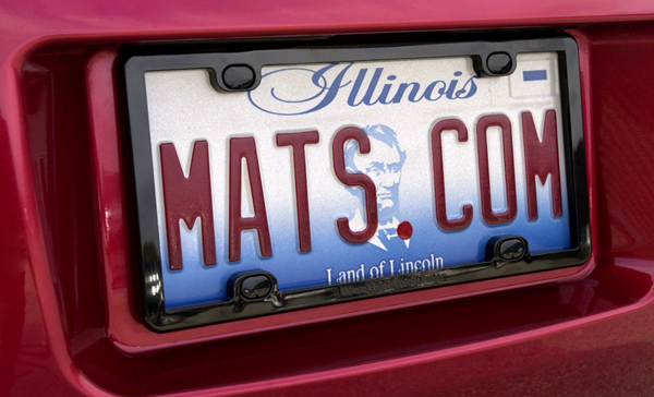 WeatherTech PlateFrame Black License Plate Frame