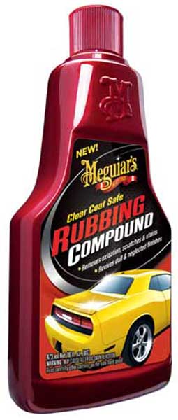 Meguiars Clear Coat Safe Rubbing Compound (16 oz.)