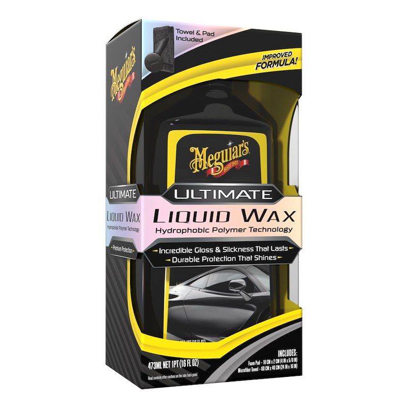 Meguiar's NXT Generation Tech Wax 2.0 Liquid Wax (18 oz) & Microfiber Cloth Kit