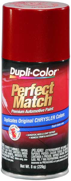 Chrysler - Dodge - Jeep Metallic Inferno Red Auto Spray Paint - PEL, WEL (1999-2005)