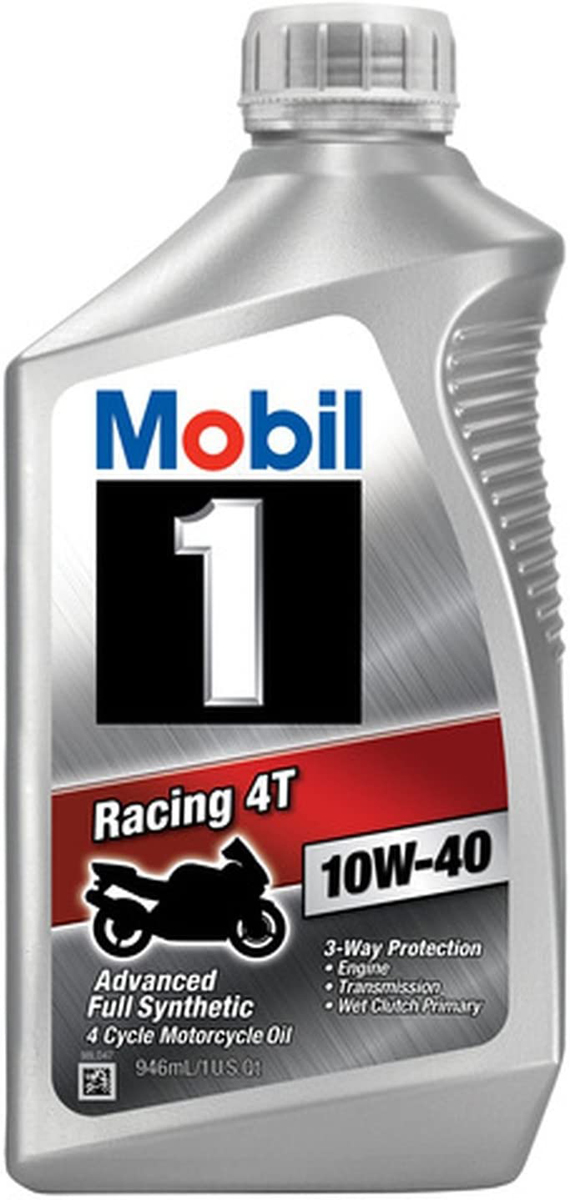 Mobil 1 Racing 4T 10W-40 Motorcycle Oil