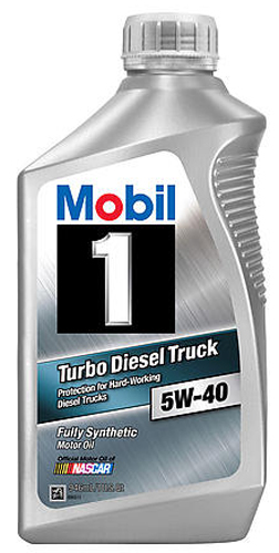Mobil 1 5W40 Turbo Diesel Truck Synthetic Motor Oil (1Qt)