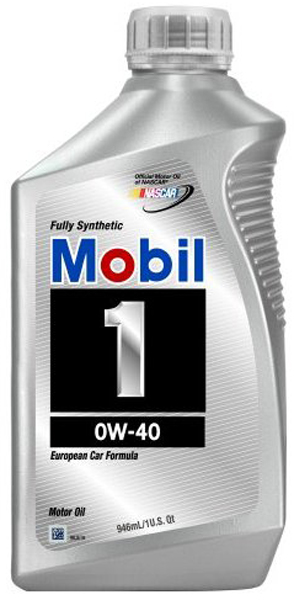 Mobil 1 Synthetic 0W40 Motor Oil