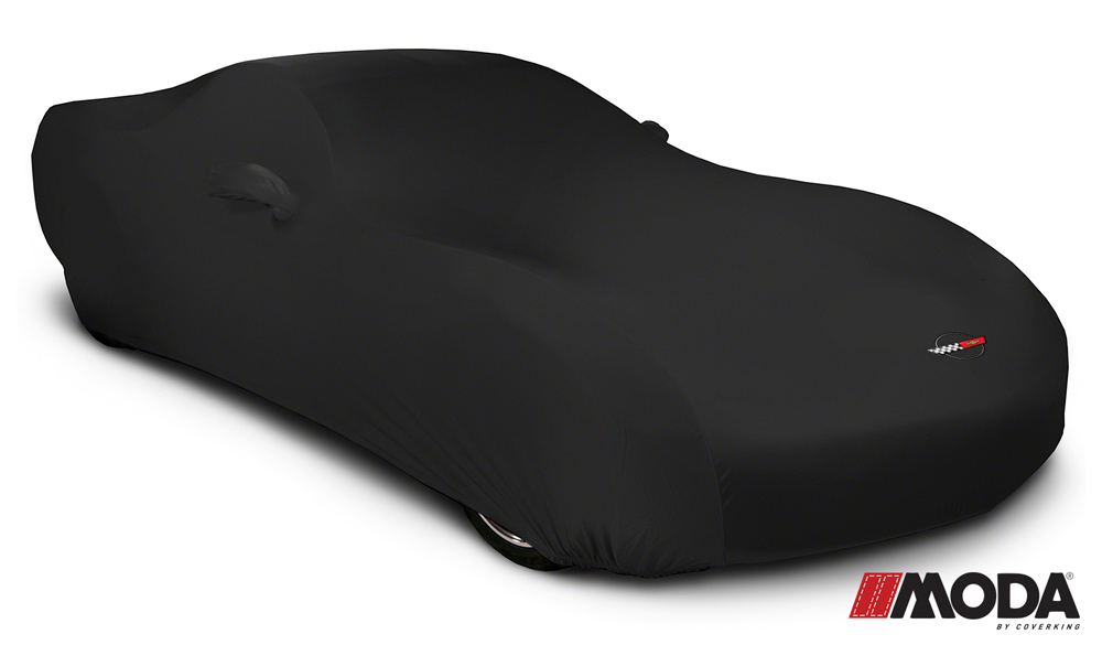 Coverking Moda Stretch Black Indoor Car Cover for C4 Corvette (1984-1996)