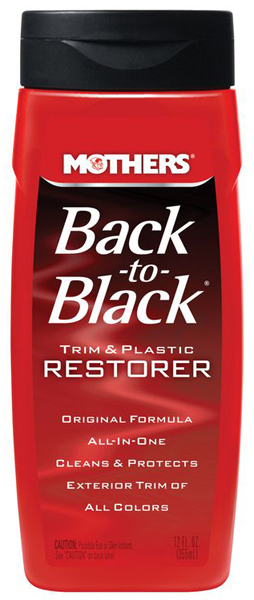 Mothers Black-To-Black Trim & Plastic Restorer (12 oz)