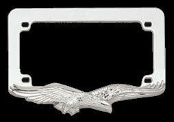Motorcycle License Frame - Eagle