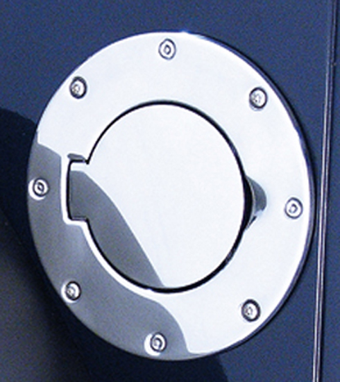 Jeep Wrangler Stainless Steel Fuel Hatch Cover (1997-2006)