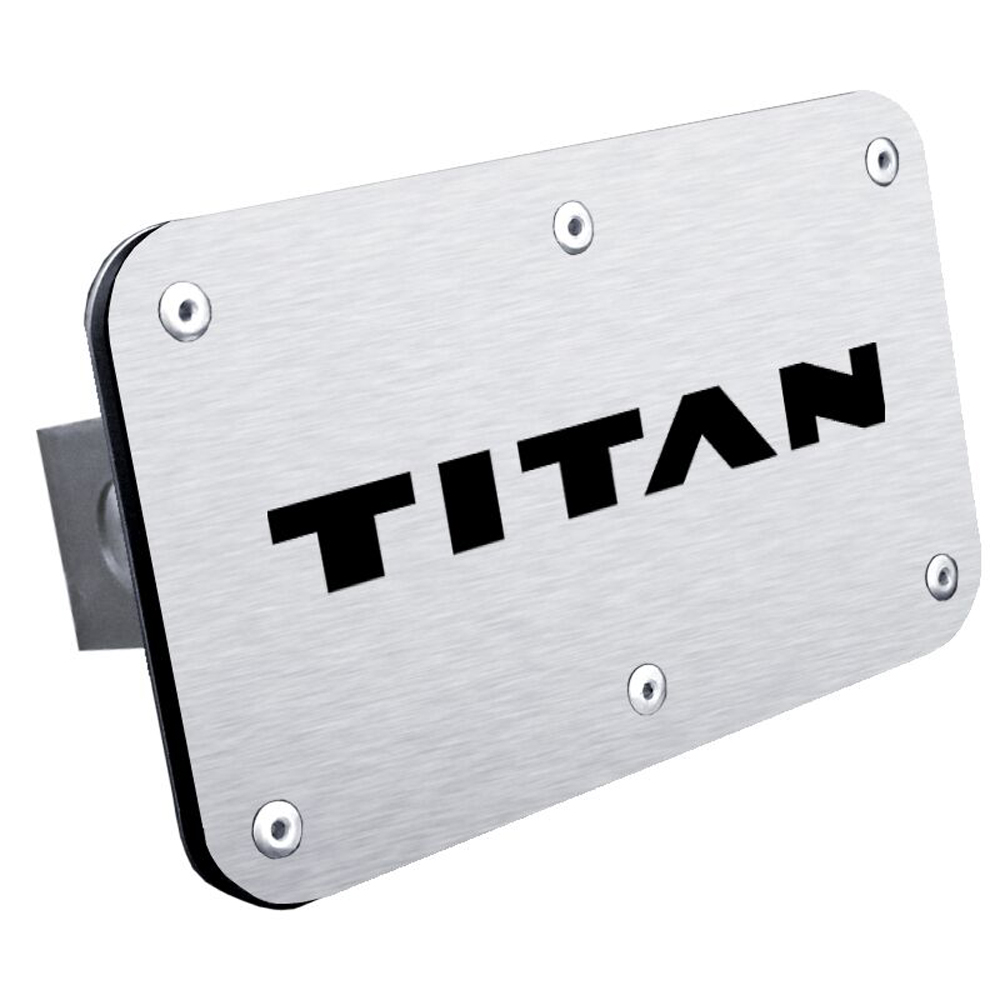 Nissan Titan Stainless Steel Class III Hitch Plug - Finish:Brushed - Class III