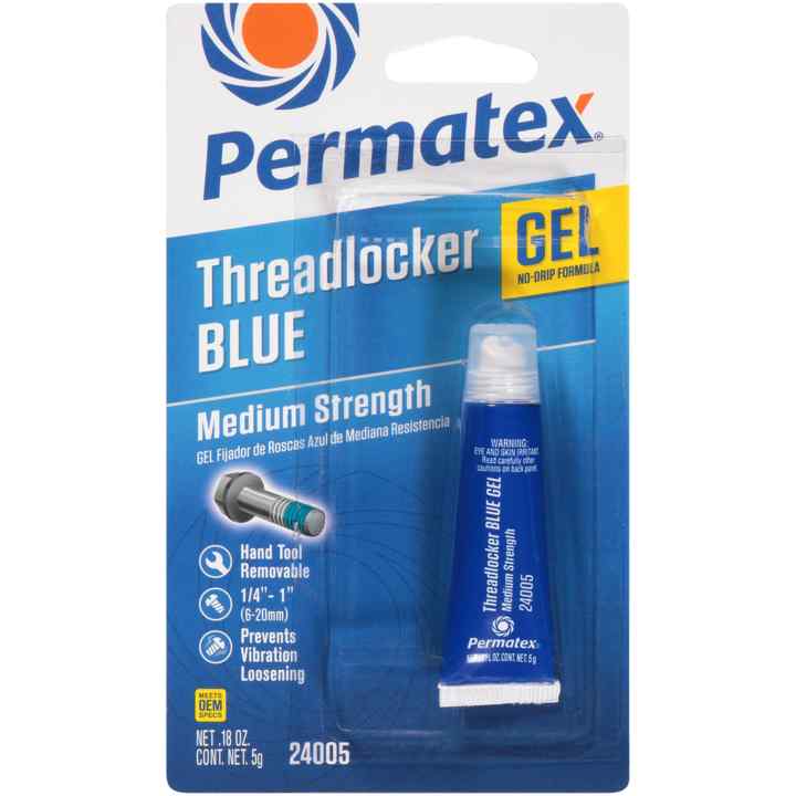 PERMATEX BLUE MEDIUM STRENGTH THREADLOCKER BOTTLE 36ML