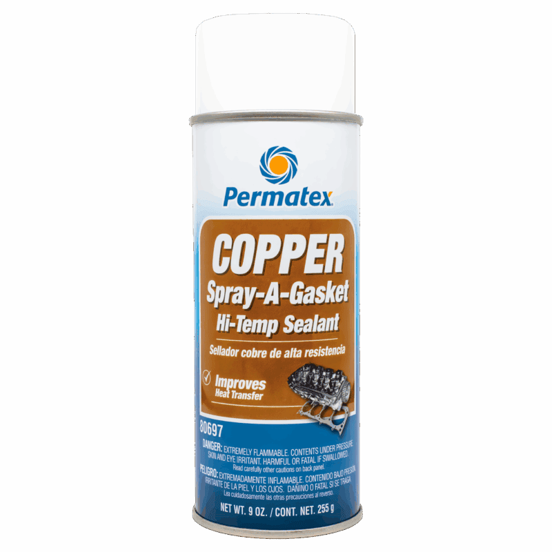 PERMATEX COPPER SPRAY-A-GASKET HIGG TEMP SEALANT 12 OZ (101MA)