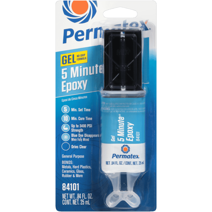 PERMATEX 5 MINUTE EPOXY SYRINGE GEL 25ML (81787)