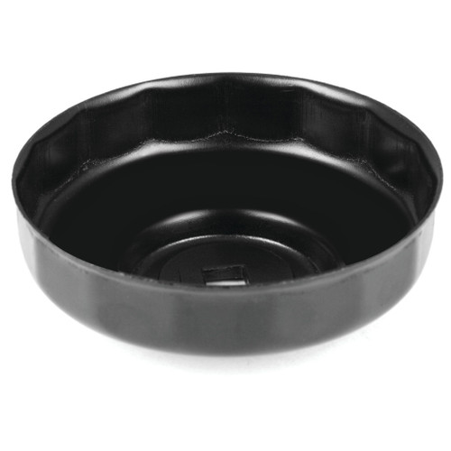 PERFORMANCE TOOL STEEL FILTER CAP WRENCH (93MM 15 FLUTE  3/8" DRIVE TOOL )