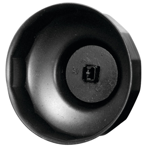 PERFORMANCE TOOL STEEL FILTER CAP WRENCH (74MM 15 FLUTE  3/8" DRIVE TOOL )