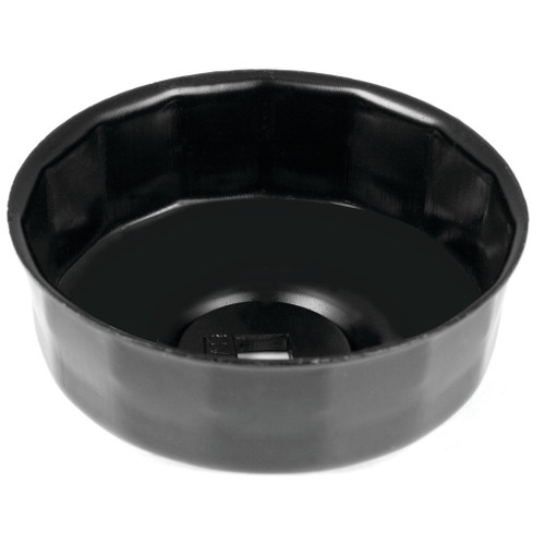 PERFORMANCE TOOL STEEL FILTER CAP WRENCH (80/82MM 15 FLUTE  3/8" DRIVE TOOL )