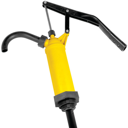 PERFORMANCE TOOL YELLOW STANDARD DUTY LEVER ACTION BARREL PUMP (FUEL WATER BASEDACIDIC SOLUTIONS)