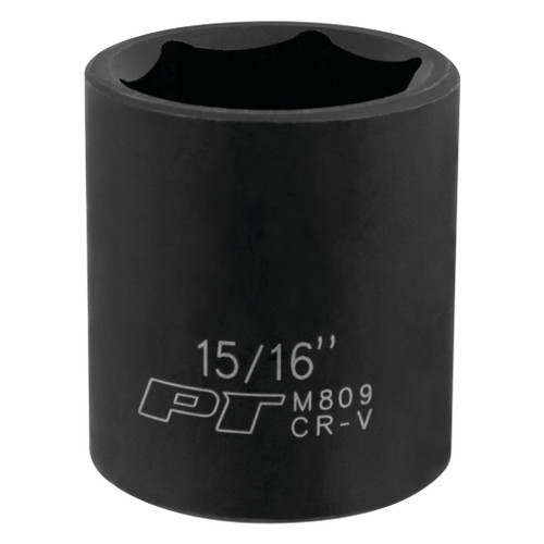 PERFORMANCE TOOL 1/2" DRIVE 15/16" 6 PT IMPACT SOCKET
