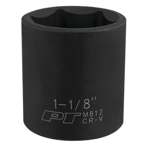 PERFORMANCE TOOL 1/2" DRIVE 1-1/8" 6PT IMPACT SOCKET