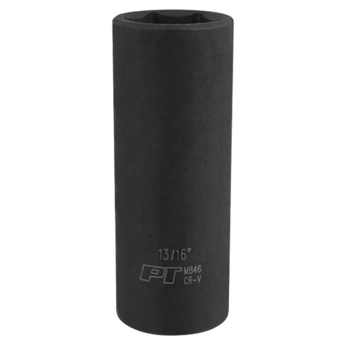 PERFORMANCE TOOL 1/2" DRIVE 13/16" 6PT DEEP IMPACT SOCKET