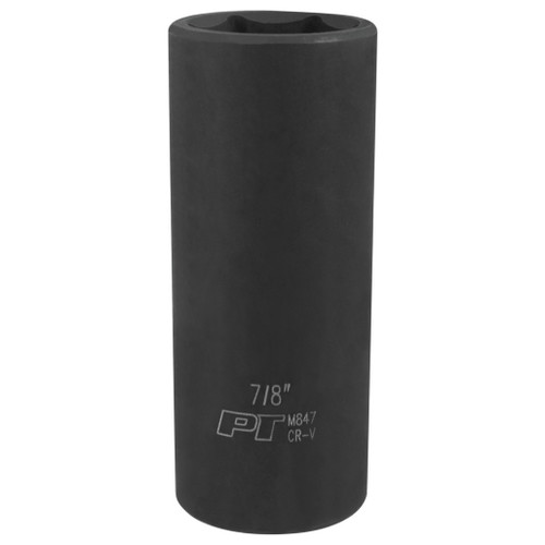 PERFORMANCE TOOL 1/2" DRIVE 7/8" 6PT DEEP IMPACT SOCKET