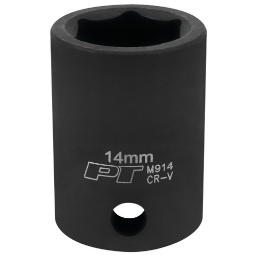 PERFORMANCE TOOL 3/8" DRIVE 14MM 6PT IMPACT SOCKET