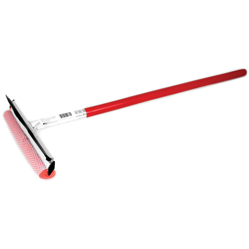 PERFORMANCE TOOL 10" SQUEEGEE WITH 20" WOOD HANDLE