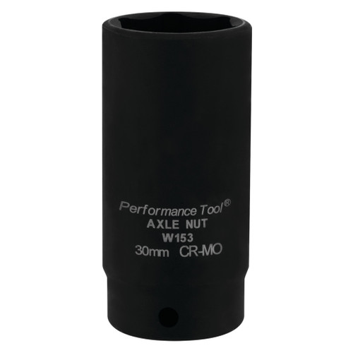 PERFORMANCE TOOL 30MM FWD AXLE NUT SOCKET CHROME MOLY