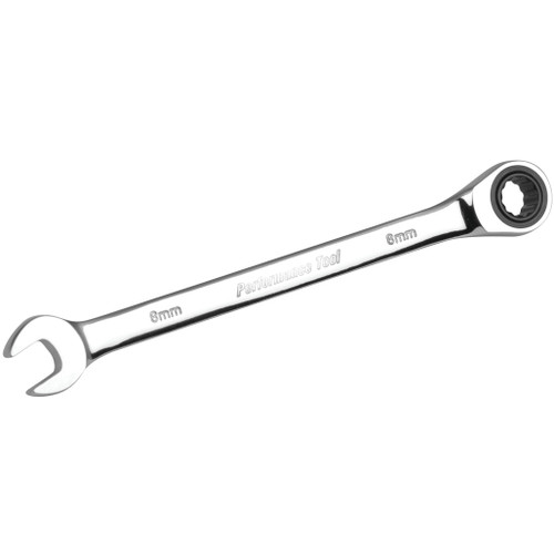 PERFORMANCE TOOL 8MM RATCHETING WRENCH