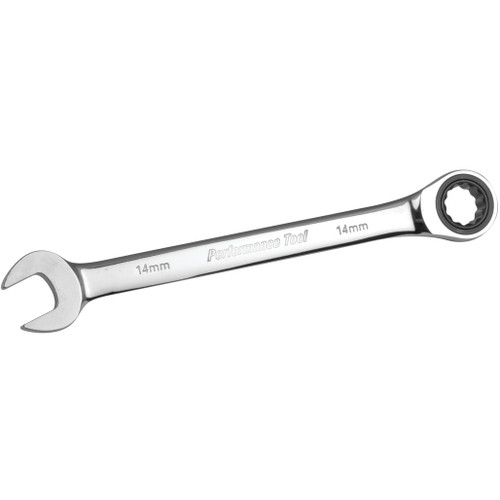 PERFORMANCE TOOL 14MM RATCHETING WRENCH