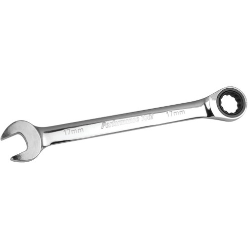 PERFORMANCE TOOL 17MM RATCHETING WRENCH