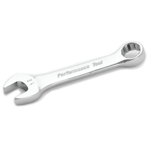 PERFORMANCE TOOL 12MM STUBBY COMBINATION WRENCH