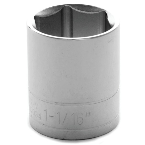 PERFORMANCE TOOL 1/2" DRIVE 1-1/16" 6PT. SOCKET