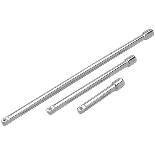 PERFORMANCE TOOL 3-PIECE 1/2" DRIVE EXTENSION SET (SIZE 3  5 & 10)