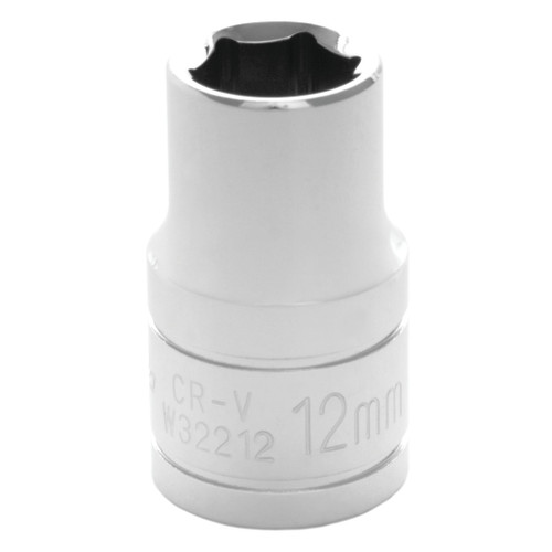 PERFORMANCE TOOL 1/2" DRIVE 12MM 6PT. SOCKET